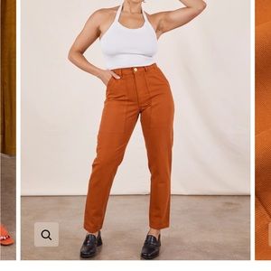 Big Bud Press Brown Pencil Pants in Medium